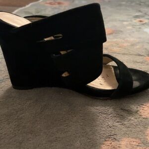 Anthropologie Black Mules